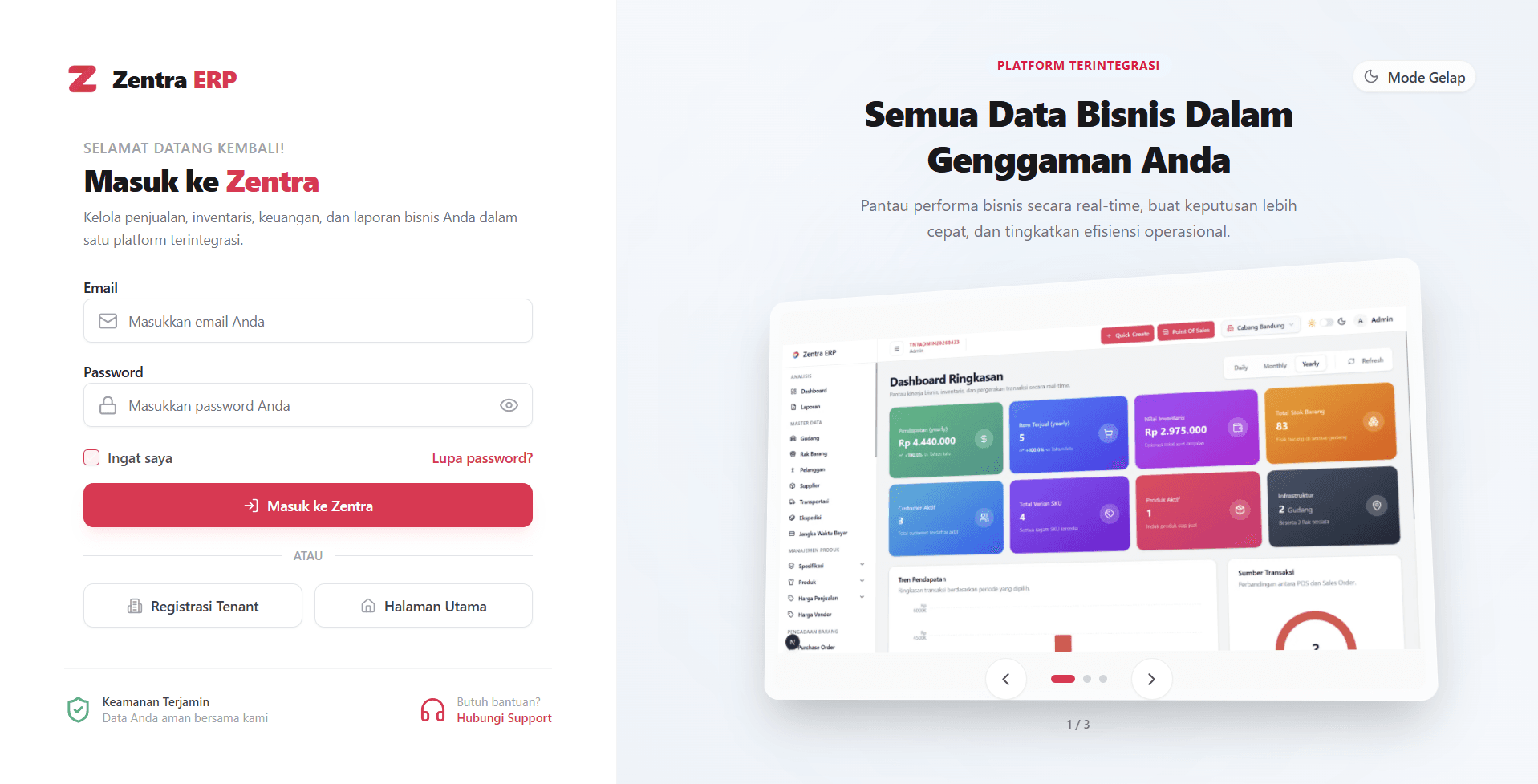 Multi-Tenant Login